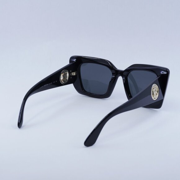 Burberry Daisy BE4344 300187 Sunglasses Black Cat Eye Frame, Grey Lenses main image 11